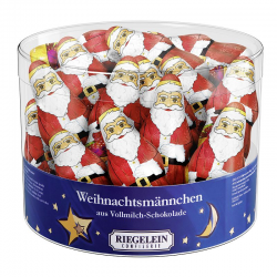 Pères Noël chocolat au lait - tubo de 312g