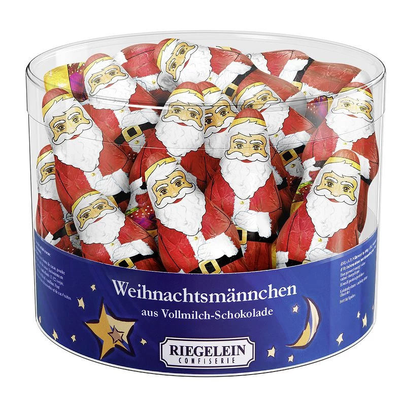 Pères Noël 12g chocolat au lait - tubo de 26