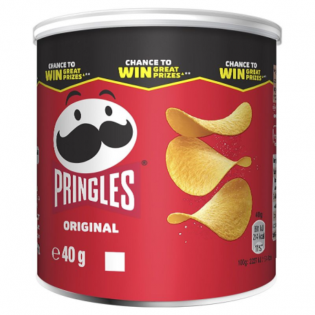 Pringles original 40g - 12 boîtes