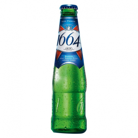 1664 blonde verre - 4 packs de 6x25cl