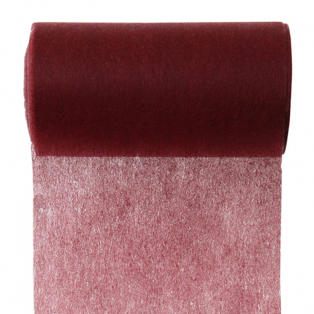 Ruban en intissé 10cm x 10m BORDEAUX - pièce