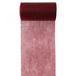 Ruban en intissé 10cm x 10m BORDEAUX - pièce