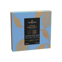Coffret 32 carrés noir & lait Les Essentiels - 160g