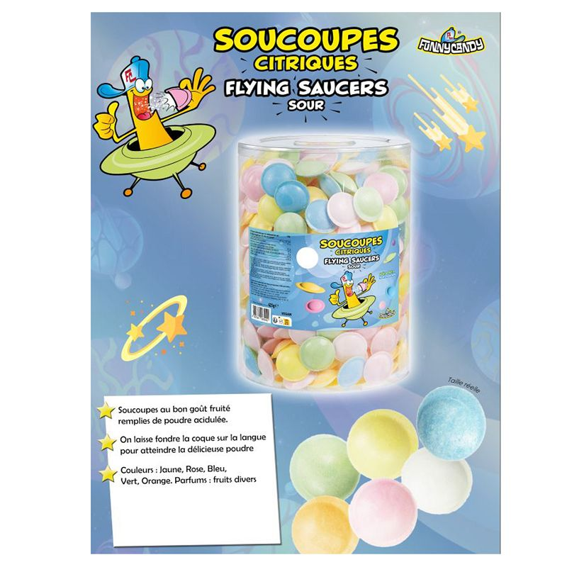 Sachet de bonbon soucoupe