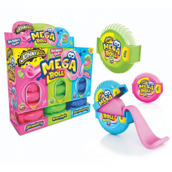 Méga Roll bubble gum Johny Bee - boîte de 24