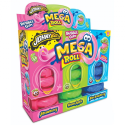 Méga Roll bubble gum Johny Bee - boîte de 24