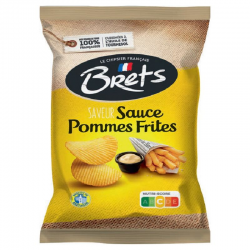 Chips Brets Sauce pommes frites 125g - 10 paquets