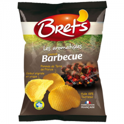 Chips Brets 25g Barbecue - carton de 32 paquets