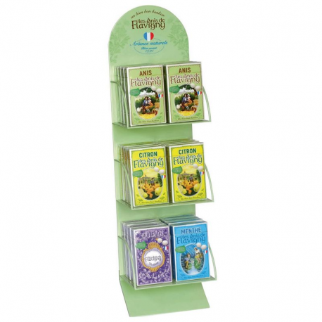 Présentoir anis de Flavigny 40g - 64 étuis assortis