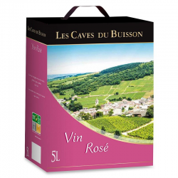 Vin rosé Caves du Buisson UE - Bib de 5 litres