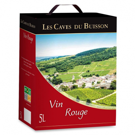 Vin rouge Caves du Buisson UE - Bib de 5 litres
