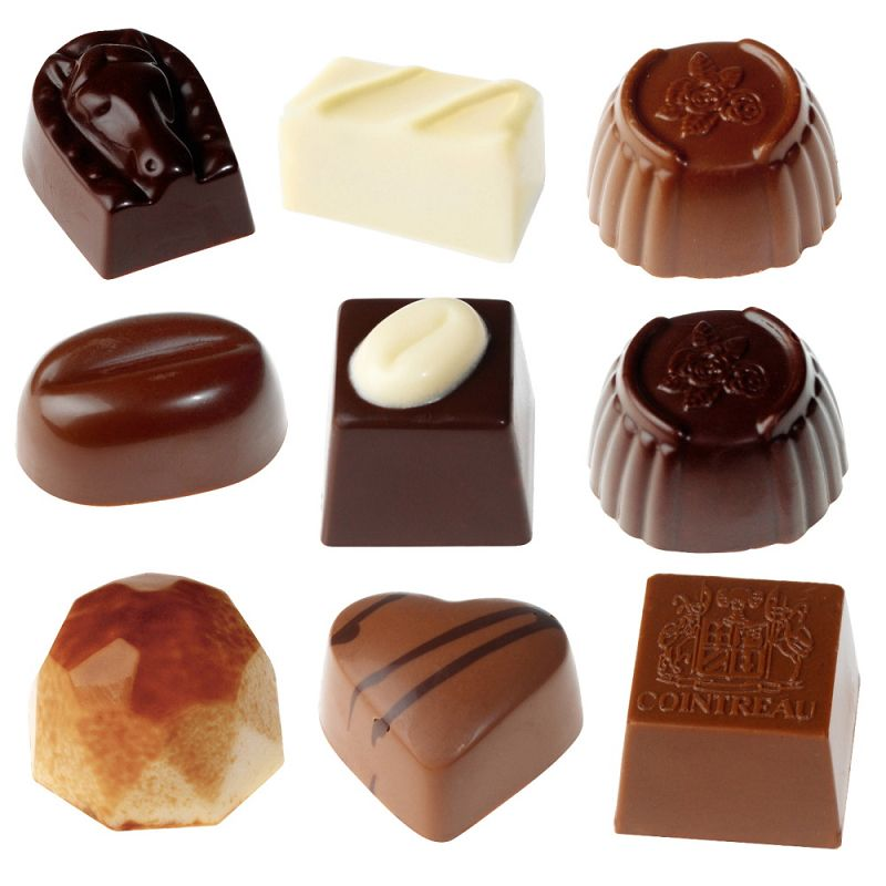 Assortiment bonbons de chocolat de noël valrhona 32 KG