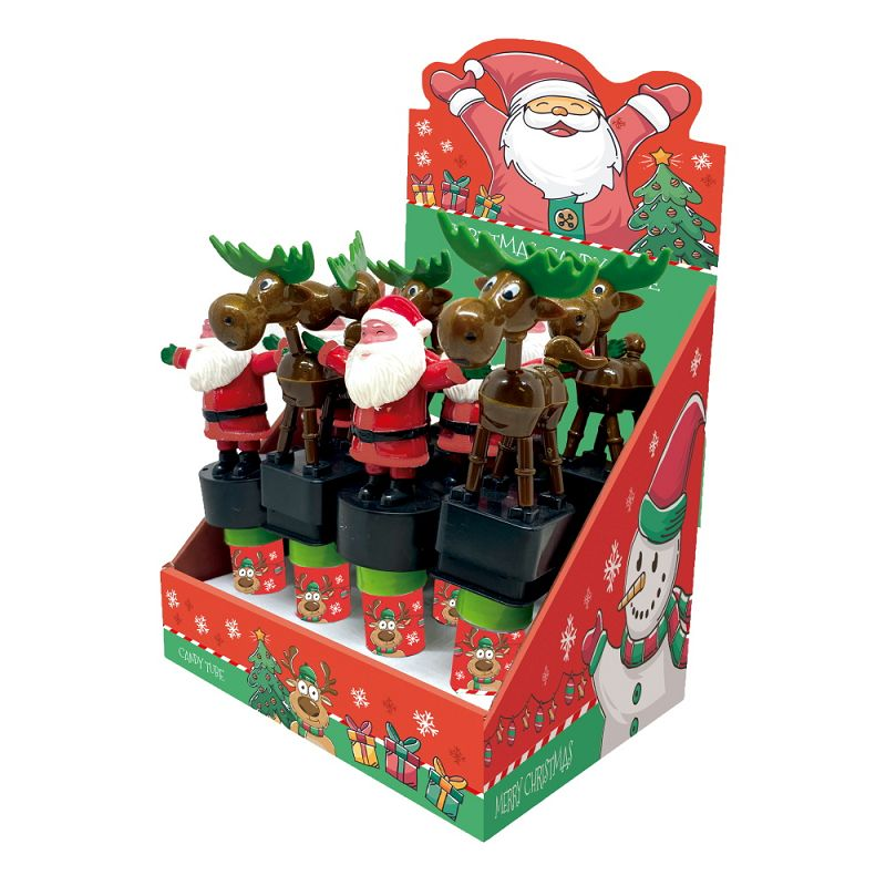 Sachet de figurines de Noël de chocolat noir et lait - 100 g