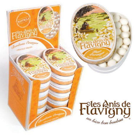 Boîtes collection Flavigny fleur d'oranger 50g - 12 boîtes