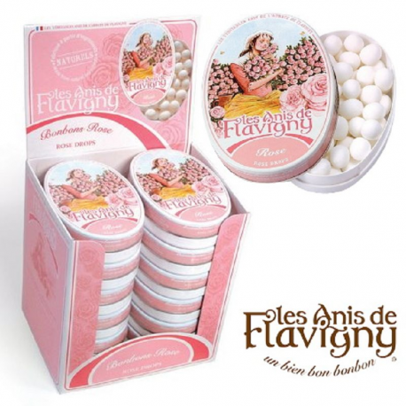 Boîtes collection Flavigny rose 50g - 12 boîtes