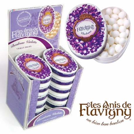 Boîtes collection Flavigny violette 50g - 12 boîtes