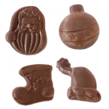 Friture de Noël en chocolat au lait - boîte de 1kg