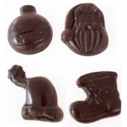 PRECOMMANDE Friture de Noël en chocolat noir - boîte de 1kg