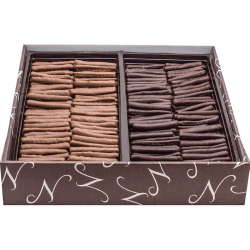 Orangettes en chocolat au lait et noir assorties - boîte de 2kg
