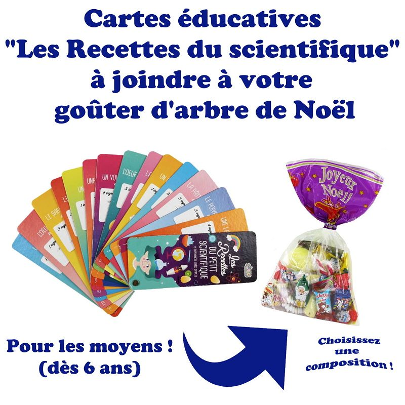 CARTES EDUCATIVES RECETTES DU SCIENTIFIQUE - KIDSTOWN