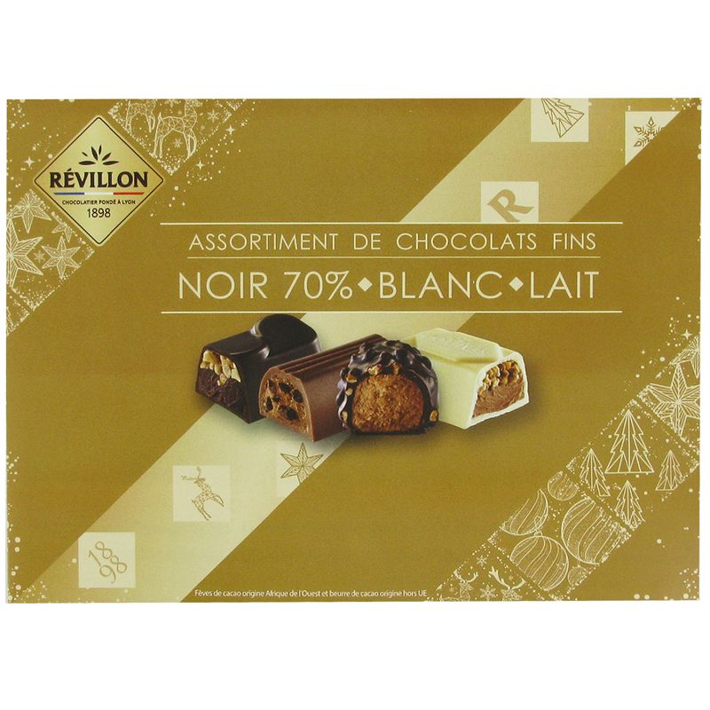 Ballotin premium de chocolats noirs et au lait, 200g - épicerie