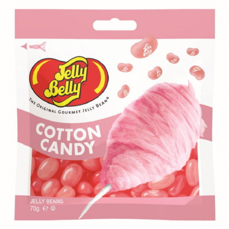 ~Jelly Belly cotton candy (barbe à papa) 70g - 12 sachets
