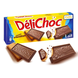 Délichoc lait étui 150g - 12 paquets