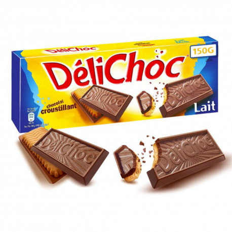Délichoc lait étui 150g - 12 paquets