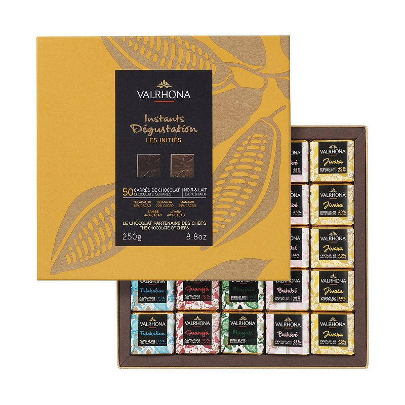 Coffret 50 carrés de chocolat