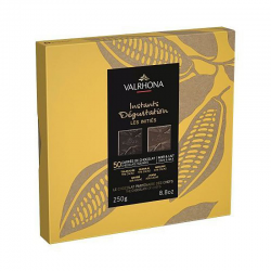 Coffret Equinoxe Amandes & Noisettes au chocolat Dulcey Lait, Valrhona (250  g)