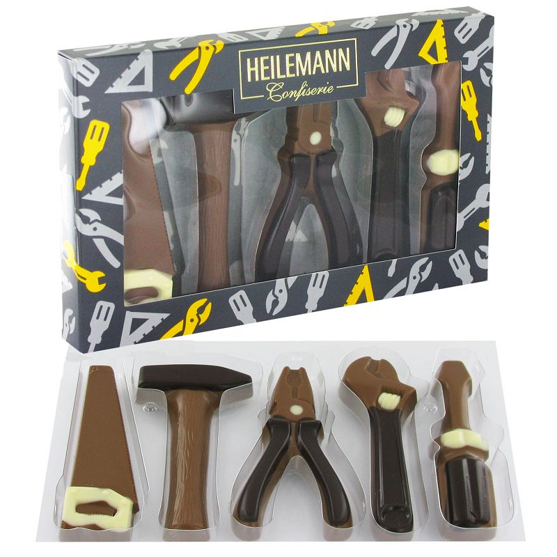 Boîte à outils en chocolat noir