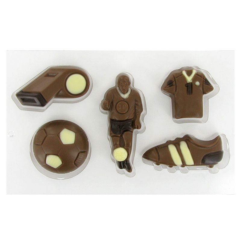 Coffret Football - sujets en chocolat au lait - 100g