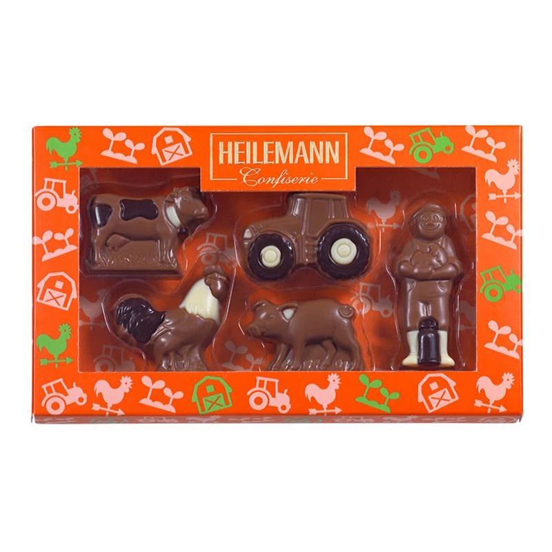 Sachet de figurines de Noël de chocolat noir et lait - 100 g