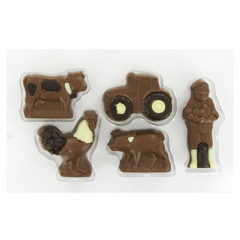 CHOCOLAT SAINT VALENTIN - COFFRET 6 SPECIALITES DE CHOCOLAT ST VALENTIN -  CHOCOLAT ARTISANAL - CHOCOLAT DE NOEL - COFFRET CADEAU CHOCOLAT AMOUREUX 