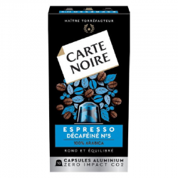 Carte Noire espresso Décaféiné n°5 - les 100 capsules