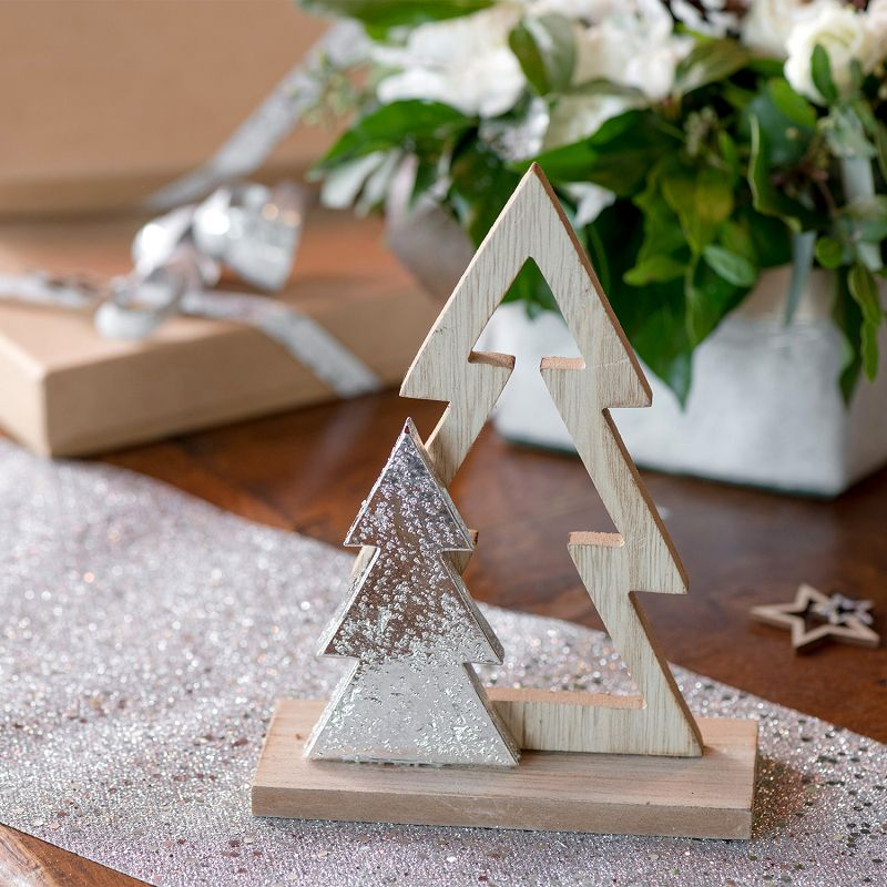 4 accessoires déco Noël bois - ScrapCooking