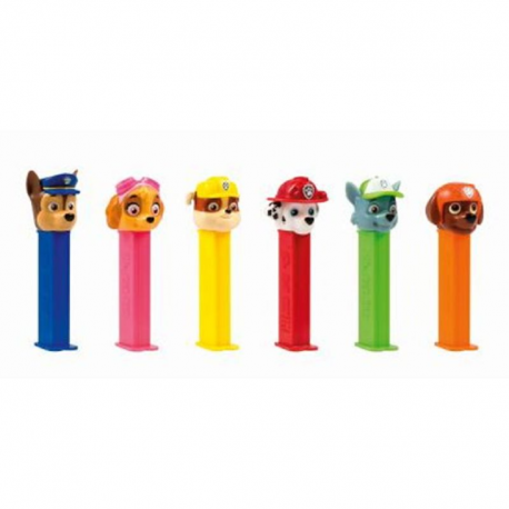 ~Pez figurine Pat Patrouille + recharge - le lot de 12