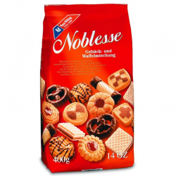 Assortiment de biscuits - sachet (aléatoire bleu ou rouge) de 400g