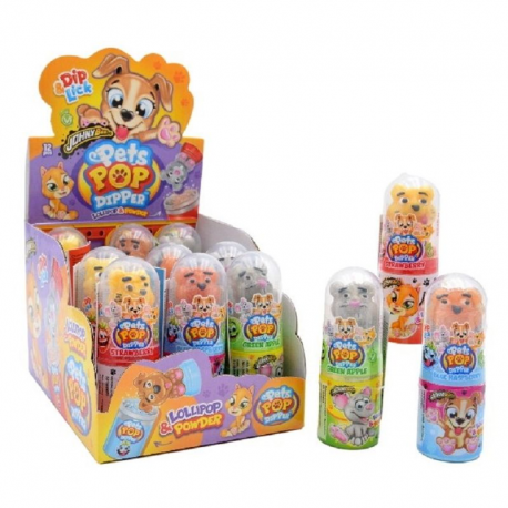 Sucettes Pets Pop Dipper - boîte de 12