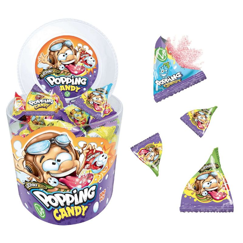 Ball Pop Pomme Aigre, Recharge Pot - 70 Sucettes - Mr Candy