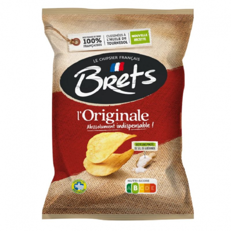 Chips Brets nature lisse 30g - 32 paquets