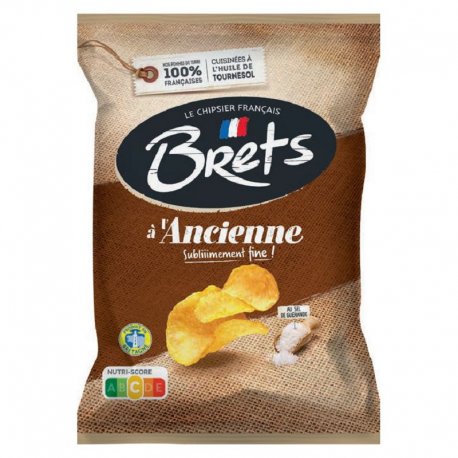 Chips Brets nature ancienne sel de Guérande 45g - carton de 14
