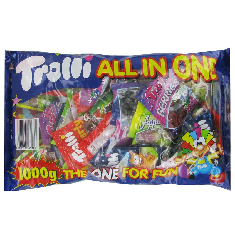 Assortiment de 50 sachets de bonbons de 20g All in One