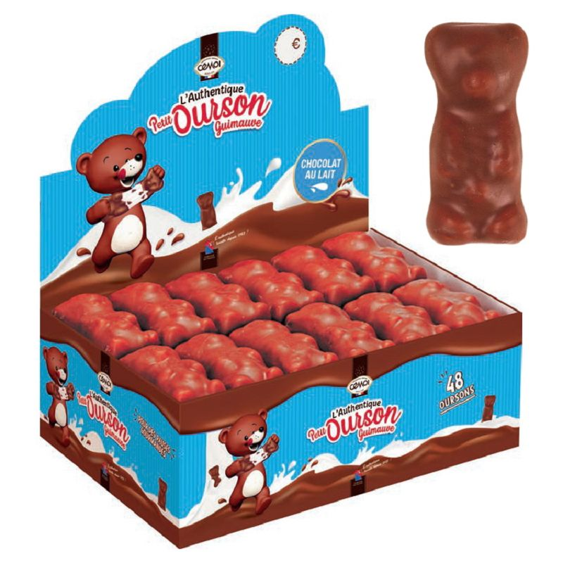 Nounours guimauve chocolat au lait