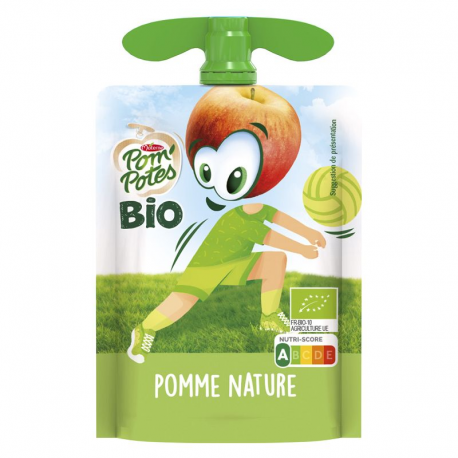 ~Pom'Potes Pomme BIO gourde 90g sans sucre ajouté - les 48