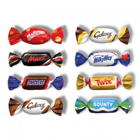 Célébrations Mars miniatures de chocolat assorti - tubo de 1.435kg