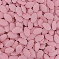 Dragées chocolat 71% ROSE MAT - 1kg