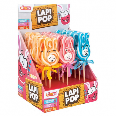 Sucettes Lapi Pop 40g - boîte de 18