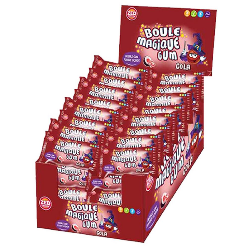 Boules magiques gum Cola - 100 étuis