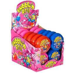 Billes bubble gum multicolores 28mm - vrac 2kg